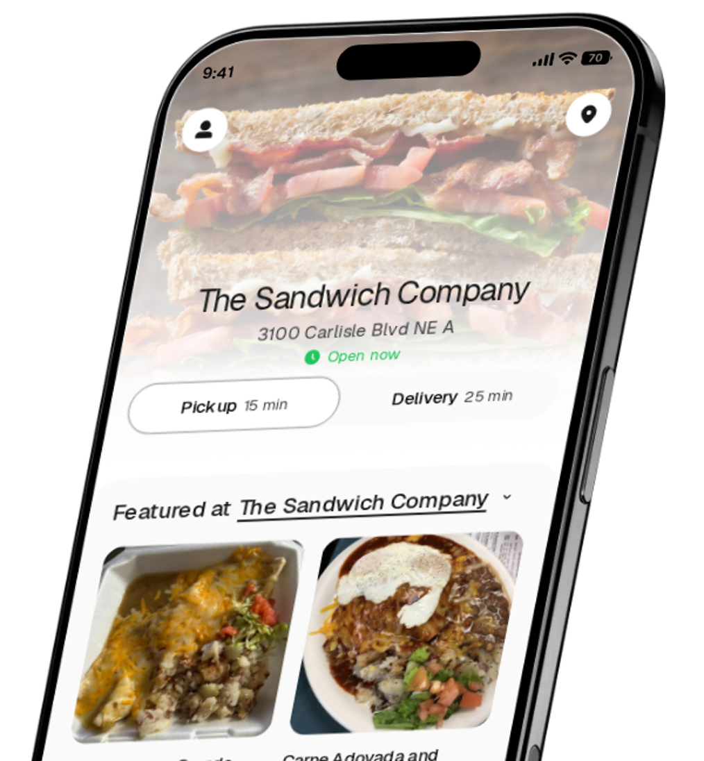 The Sandwich Company app preview
