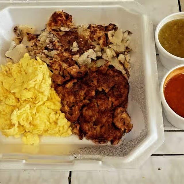 Corned Beef Hash and Eggs.