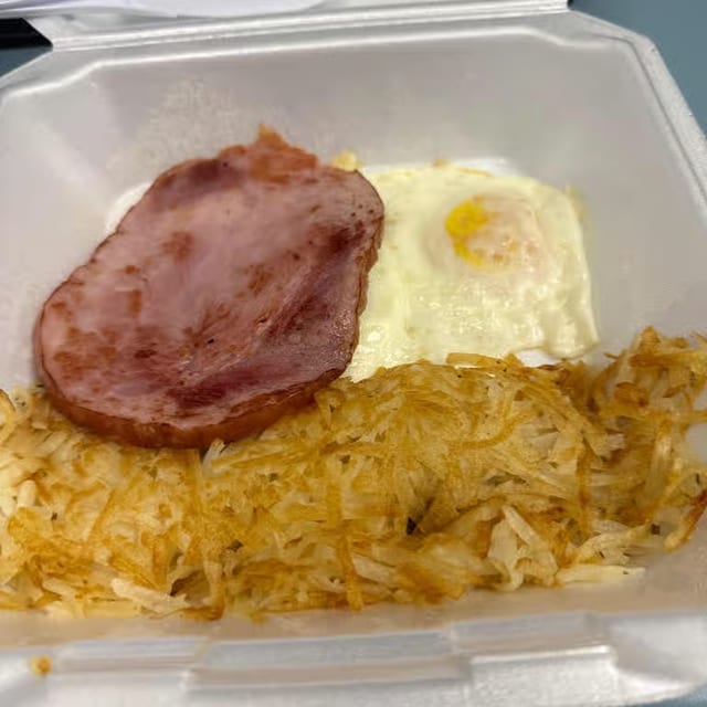 2 Egg Breakfast with Ham.
